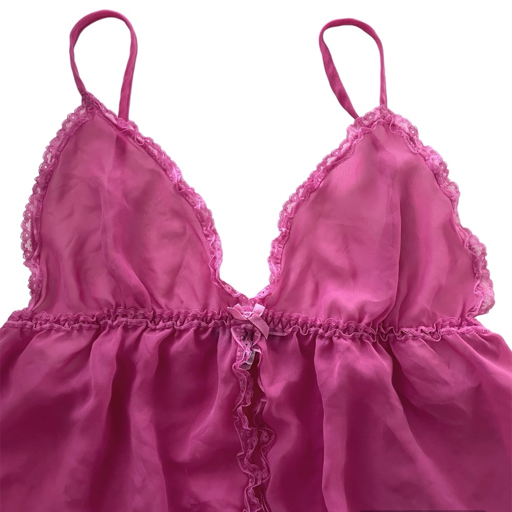 Vintage Y2K Babydoll Flyaway Top